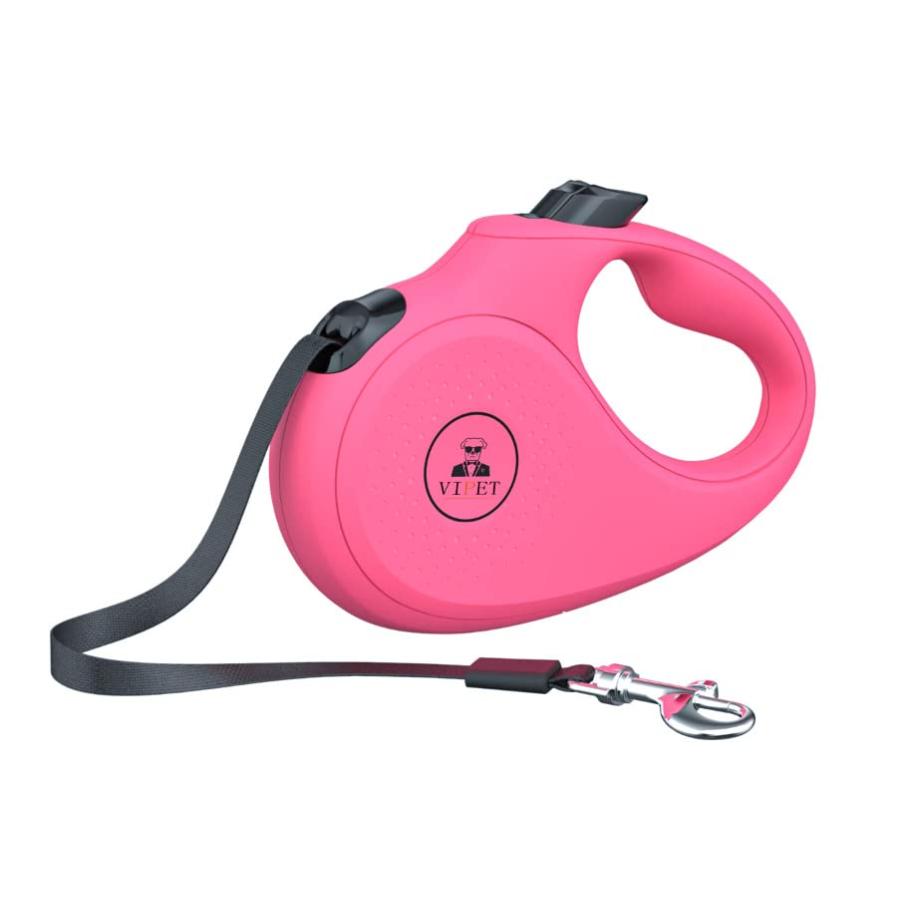 VIPET 犬用リード5m、丈夫で耐久性のある５mペットウォーキングリード、ストロングナイロンテープもつれのな?