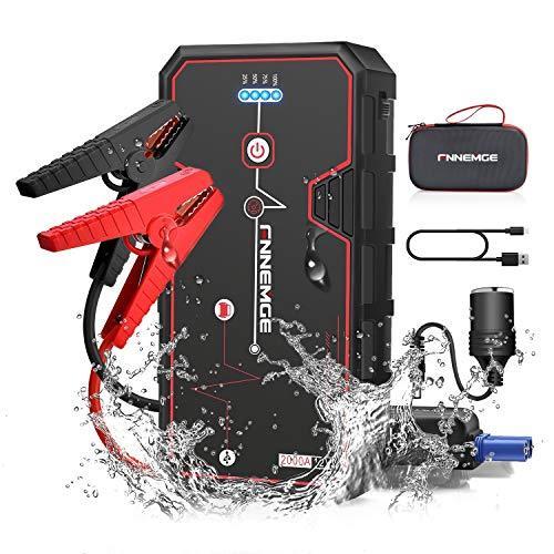 コンビニ受取対応商品 Fnnemge ジャンプスターター 電流00a 大容量 mah 12v エンジンスターター 8 0lガソリン エンジン車 6 5lディー 公式の Www Muslimaidusa Org