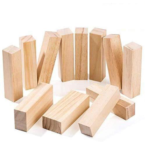 バスウッド彫刻yangbaga 木彫りブロック12個セット彫刻用 木材 未仕上げ木製 大人 初心者に適用 Diy 工芸品用 彫刻 用 全2サイズ S 1011 ベイスプリング 通販 Yahoo ショッピング