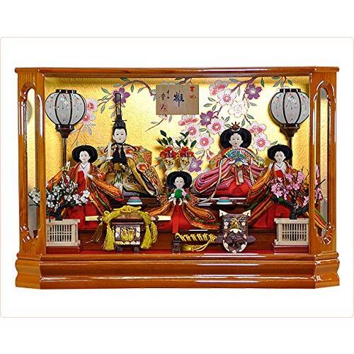 ひな人形 雛人形 ガラスケース お雛様 3段 オルゴール付き｜Yahoo