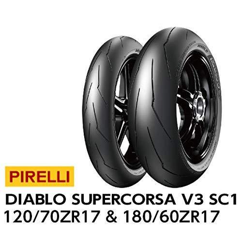 PIRELLI (ピレリ) DIABLO SUPERCORSA SC1 V3 120/70ZR17 58W TL &180/60ZR17 75W TL