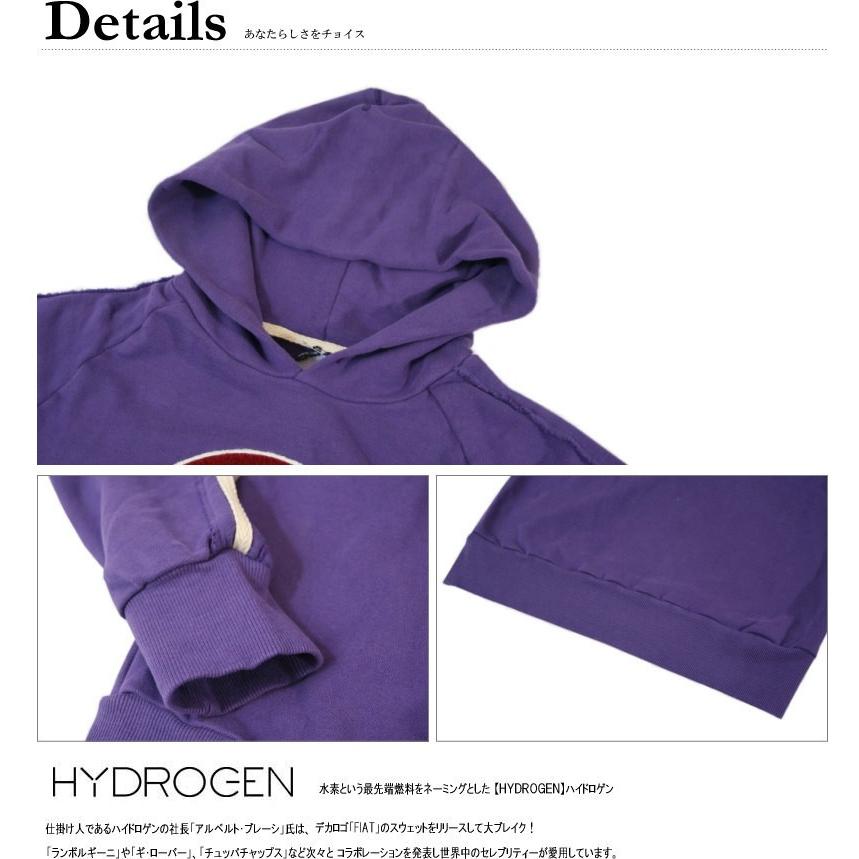 ハイドロゲン Hydrogen SPORT メンズ Skuull-BLUSA CAP-UOMO POLE POSITION メンズ スカル スウェット プルオーバー パーカー｜bayswater｜03