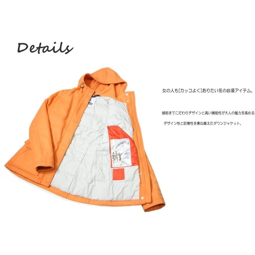 HOLUBAR（ホルバー） レディース フード ダウン ウール ジャケット