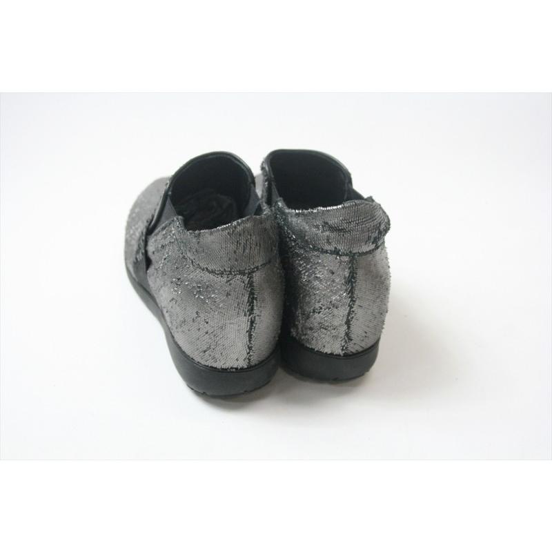 【限定Sale】即納！ANDIA FORA アンディア フォラ レディース レザー コンフォートシューズ スニーカー ブーツ シューズ 靴 革靴 オシャレ イタリア製 シルバー アウトレット品 防水ファスナー