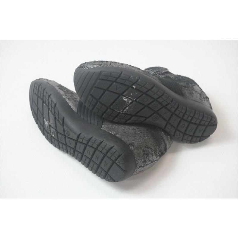 【限定Sale】即納！ANDIA FORA アンディア フォラ レディース レザー コンフォートシューズ スニーカー ブーツ シューズ 靴 革靴 オシャレ イタリア製 シルバー アウトレット品 防水ファスナー