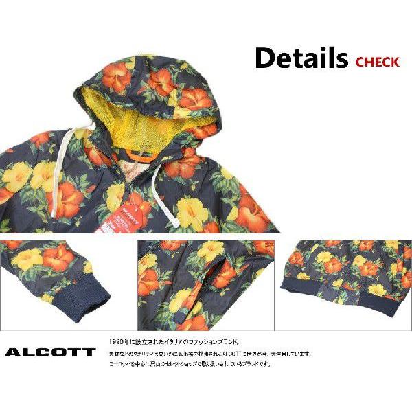 ALCOTT アルコット メンズ フード付き パーカー ジャケット ブルゾン 