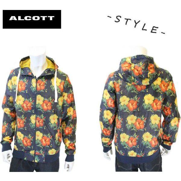 ALCOTT アルコット メンズ フード付き パーカー ジャケット ブルゾン 