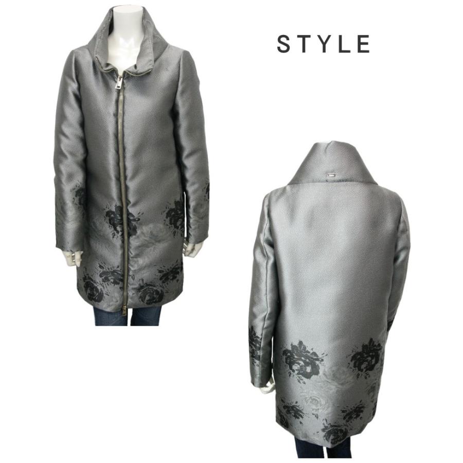 人気☆HERNO ヘルノ ミドル丈 ダウンコート スタンドカラー 軽量 42 HERNO ヘルノ ダウンコート PI002118D 33344 レディース ウール