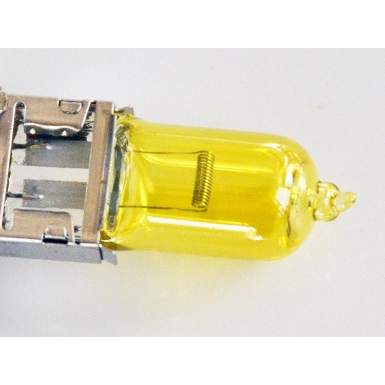 H1 ハロゲンイエローバルブ 12V 55W 3000K×2 : baziru - 通販 - Yahoo