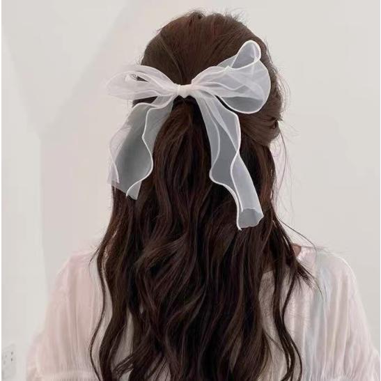 卒業 入学 リボン ヘアゴム おしゃれ ヘアアクセサリー 贈り物 オーガンジー ボリューム Bazs01 Bazs 通販 Yahoo ショッピング