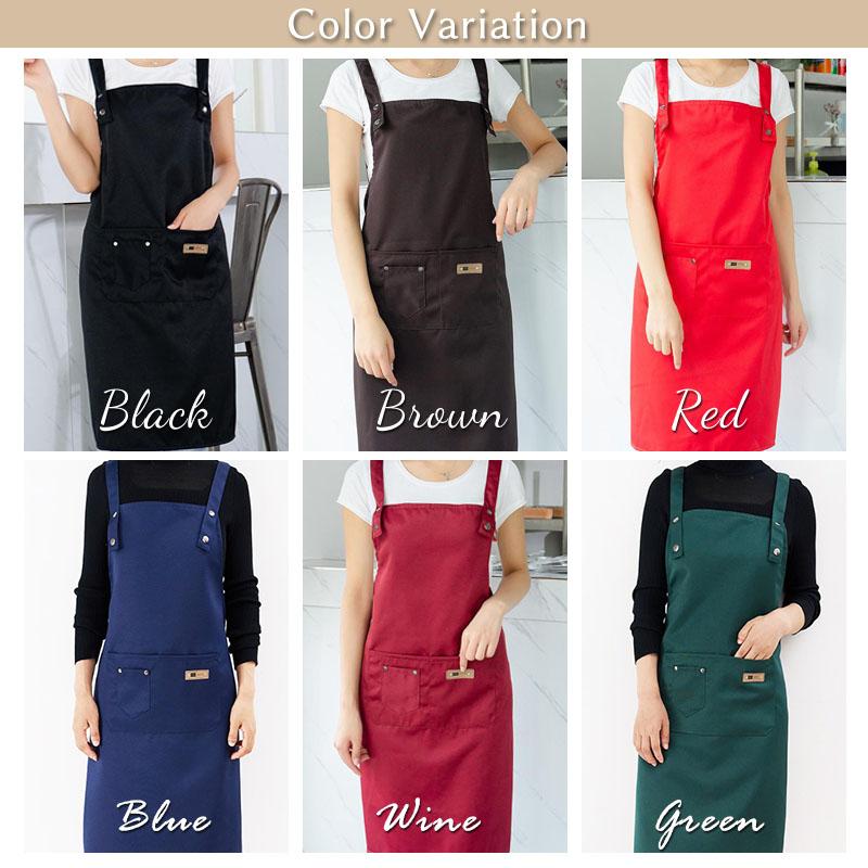 エプロン h型 黒 保育士 おしゃれ メンズ 撥水 ワンピース ドレス