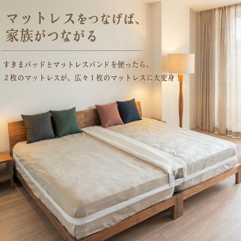 隙間パッド ベッド 埋める マットレスバンド すきまパッド セット