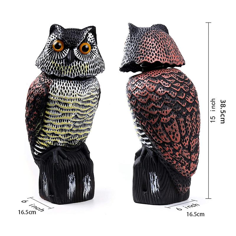 鳥よけグッズ 鷹 対策 フクロウ 置物 ベランダ スズメ 畑 庭 車 鳥よけグッズ 鷹 対策 フクロウ 置物 ベランダ スズメ 畑 庭 車