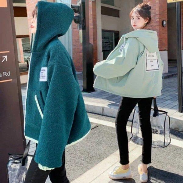 全ての ボアブルゾン ボアコート レディース 冬 リバーシブル 韓国 もこもこ アウター ボアジャケット 送料無料 Turningheadskennel Com