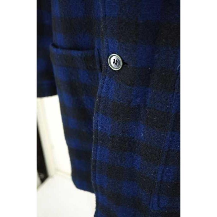 21 新作 ブラック ウールリッチ クラブ スポーティング フリーマンズ Fabric Woolrich Club Sporting Freemans F S C ナイロン ウール ネイビー ブルー コート アウター