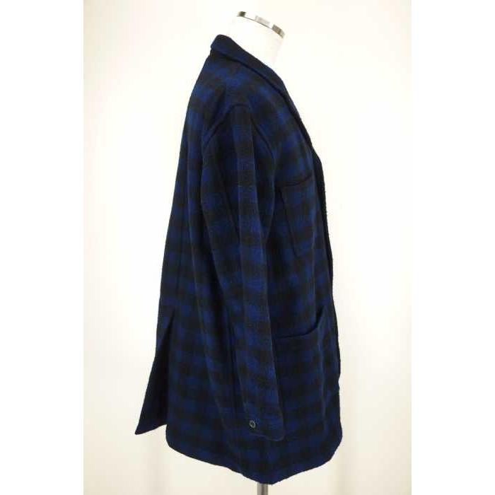 21 新作 ブラック ウールリッチ クラブ スポーティング フリーマンズ Fabric Woolrich Club Sporting Freemans F S C ナイロン ウール ネイビー ブルー コート アウター