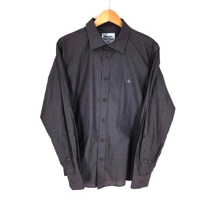 ヴィヴィアンウエストウッドマン Vivienne Westwood Man オーブ刺繍 長袖シャツ メンズ 48 中古 1211 ブランド古着販売のbazzstore 通販 Yahoo ショッピング