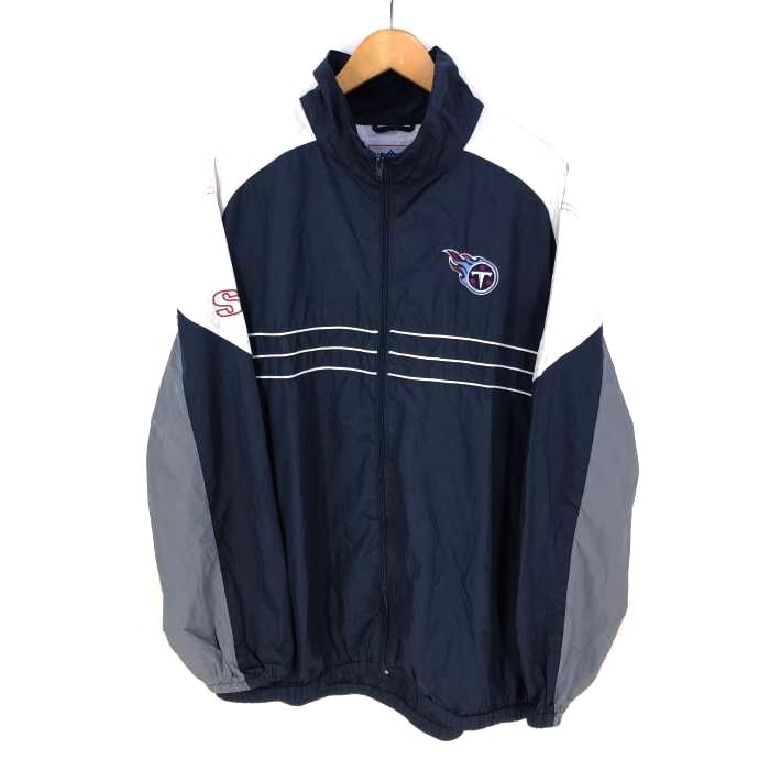 Sale ジャケット メンズ ブランド古着バズストアbazzstore エヌエフエル Nfl 紺 ナイロンジャケット メンズ Xxl 中古 古着 Www Threeriversofs Com