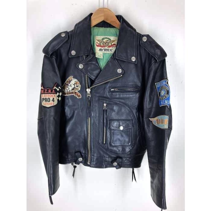 交換無料 アヴィレックス Avirex ワッペン付き ダブルライダースジャケット メンズ S 中古 ブランド古着販売のbazzstore 通販 Yahoo ショッピング 最新の激安 Alrayan University Edu Ye
