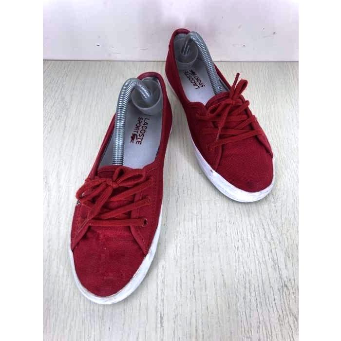 ラコステスポーツ Lacoste Sport 刺繍入り ローカット スニーカー レディース 6 中古 ブランド古着販売のbazzstore 通販 Yahoo ショッピング