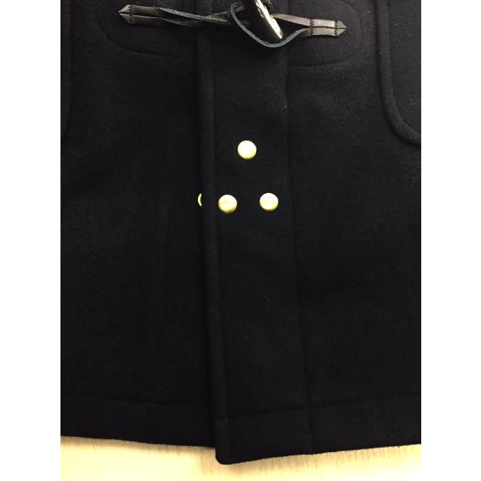 サイベーシックス Scye Basics ウール カシミヤ混 メルトン Jpn 38 ダッフルコート 配送員設置送料無料 古着 中古 レディース