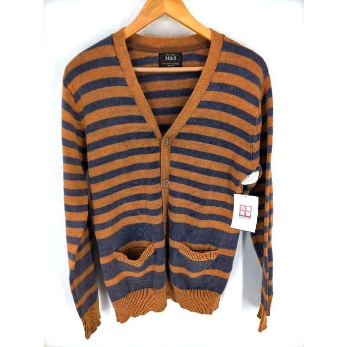 エムアンドエス M S ボーダー柄コットンカーディガン メンズ Us 38 中古 古着 2121 ブランド古着販売のbazzstore 通販 Yahoo ショッピング