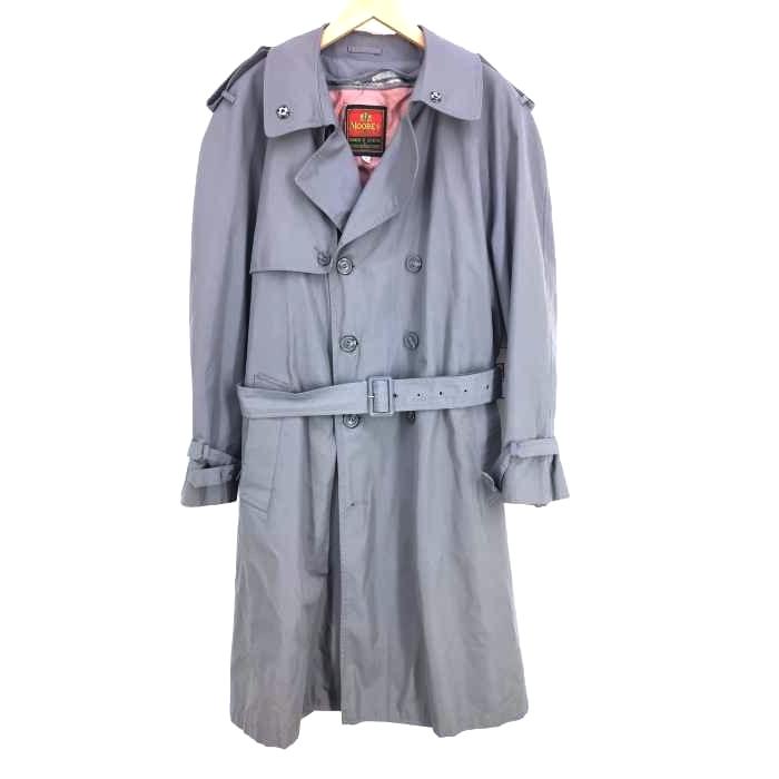 トレンチコートメンズ 40 Moores ライナー付きトレンチコート グレー系 中古 古着 1700 ブランド古着販売のbazzstore 通販 Yahoo ショッピング