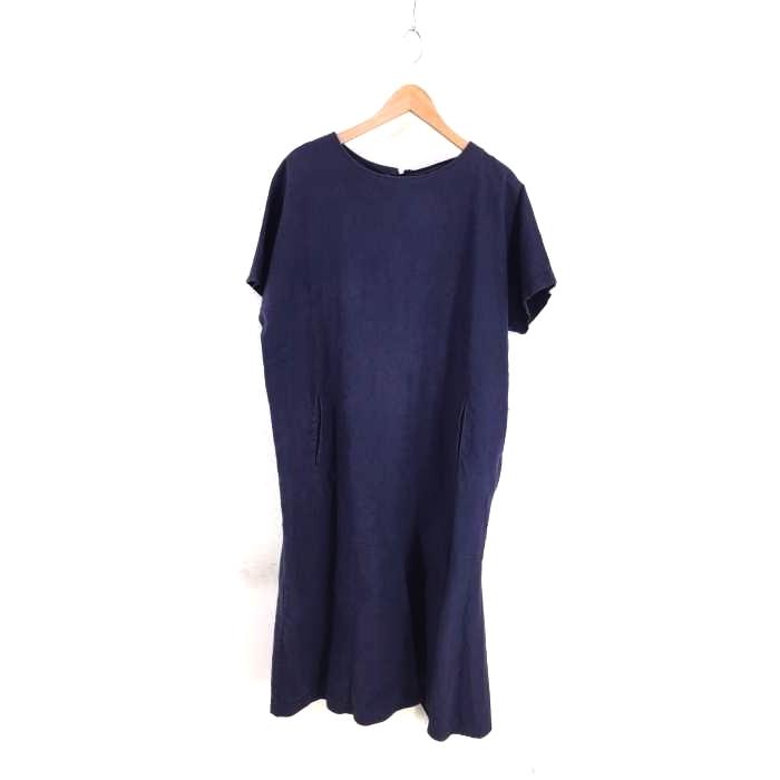 ワイズ Y S ワンピースレディース アシンメトリーデザインワンピース 青系 中古 古着 1318 ブランド古着販売のbazzstore 通販 Yahoo ショッピング