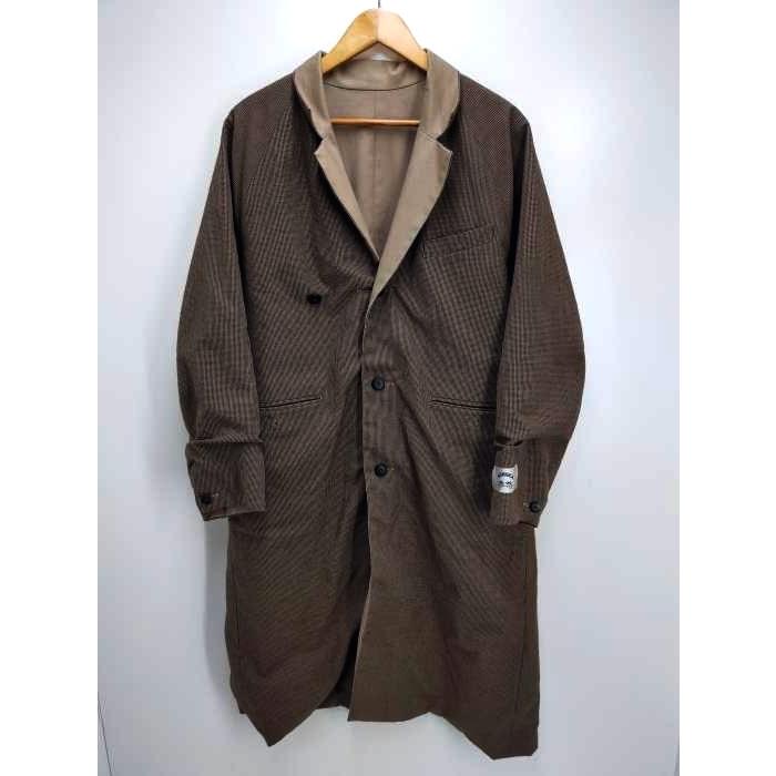 Sunsea サンシー メンズ ガンクラブチェック リバーシブルコート 古着 メンズ Jpn 2 0328 メンズファッション 中古