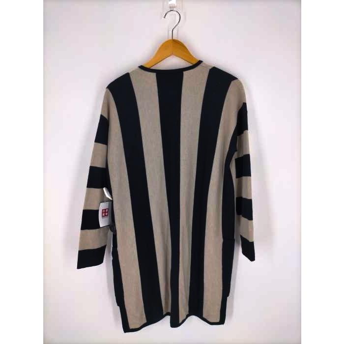 MAX MARA(マックスマーラ) 白タグ シルクカシミヤ ストライプロング 