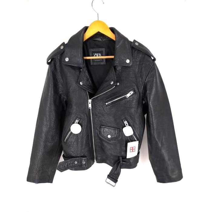 最終値下 Zara 本革 ダブルライダースジャケット Xl