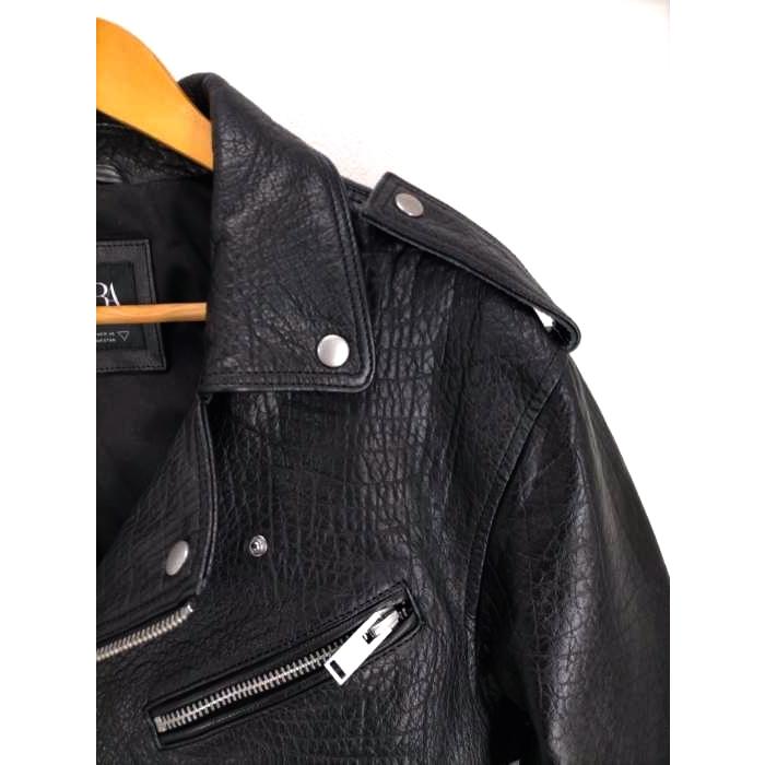 最終値下 Zara 本革 ダブルライダースジャケット Xl