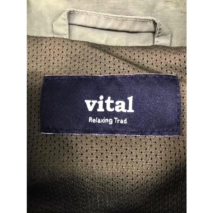 ヴィタル VITAL ジャケットメンズ 46 コーチジャケット 緑系 中古 古着