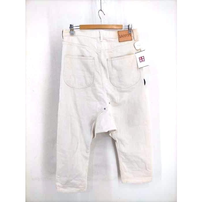 21新入荷 ホワイトデニムサルエルパンツ 15ss Ad14 Ganryu ガンリュウ メンズ 07 古着 中古 Jpn M ジーンズ デニム Pathwaysfl Org