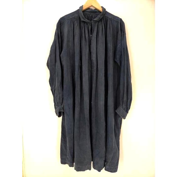 Used古着 ユーズドフルギ フランス 古着 メンズファッション アンティーク インディゴ リネン インディゴ スモック ユニセックス メンズ 表記無 中古 古着 0406 ブランド古着販売のbazzstore