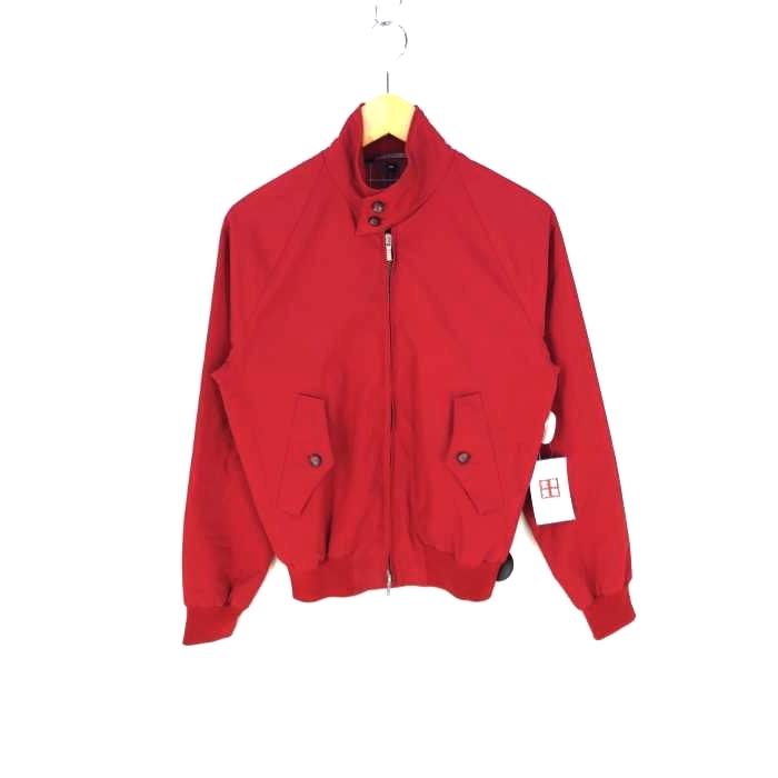 バラクータ Baracuta ブルゾン ジャンパーメンズ 36 ハリントンジャケット 赤系 中古 古着 1256 ブランド古着販売のbazzstore 通販 Yahoo ショッピング