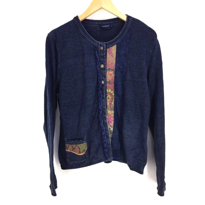 ブルーウィロウ Blue Willow カーディガンメンズ M インディゴ染め カーディガン 青系 中古 古着 0941 ブランド古着販売のbazzstore 通販 Yahoo ショッピング