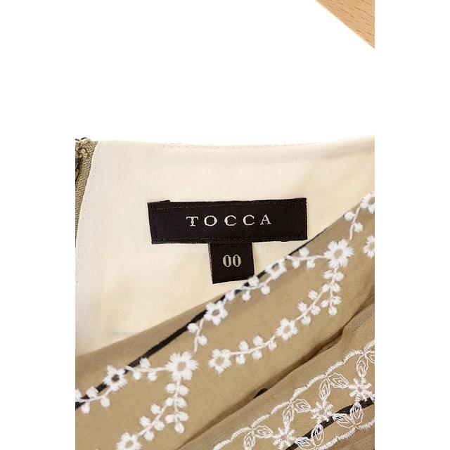 TOCCA TOCCA(トッカ) 19SS Vネック 膝丈 ワンピース ノースリーブ 
