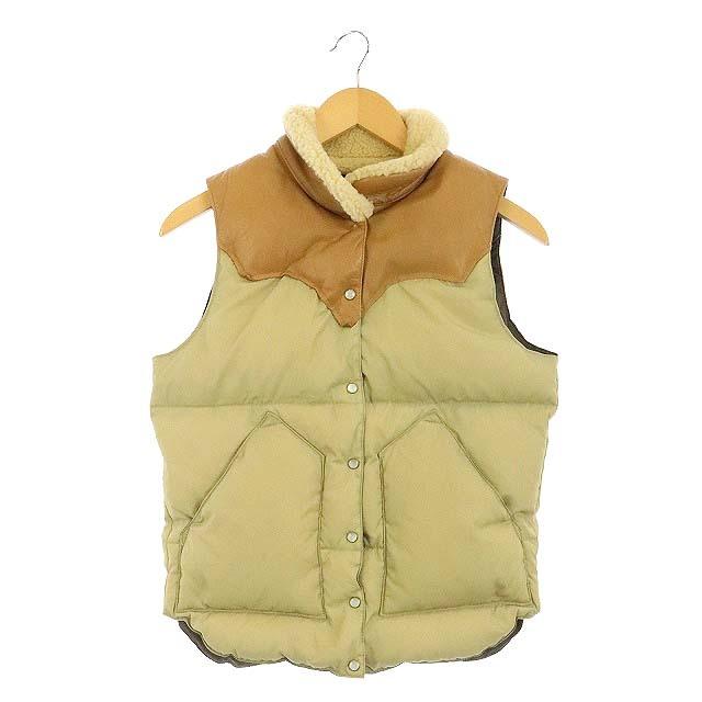 Rocky 切替 Mountain FeatherBed(ロッキーマウンテンフェザーベッド) CHRISTY ダウンベスト レディースファッション 切替 レザー レザー 7/8 ベージュ 0144 1123251921166 中古 古着 ブランド古着販売のBAZZSTORE 安心売買 Rocky 切替 Mountain FeatherBed(ロッキーマウンテンフェザーベッド) CHRISTY ダウンベスト レディースファッション 切替 レザー レザー 7/8 ベージュ 0144 1123251921166 中古 古着 ブランド古着販売のBAZZSTORE 安心売買