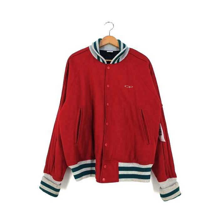 OP(オーシャンパシフィック) ロゴ刺繍スタジャン メンズ JPN：L 中古 古着 1143 1123631771015 ブランド古着