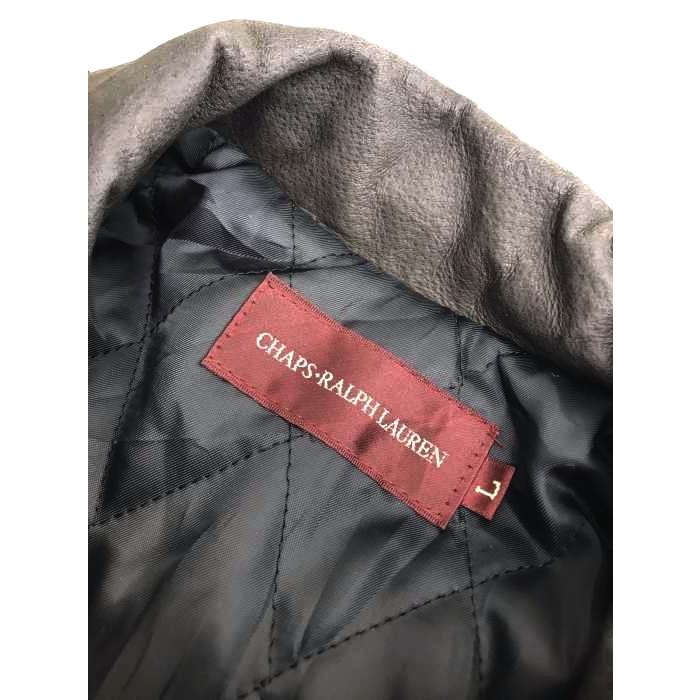 CHAPS RALPH LAUREN(チャップスラルフローレン) 裏地キルティングレザー切替チェック柄ハン 中古 古着 0222｜bazzstore｜03