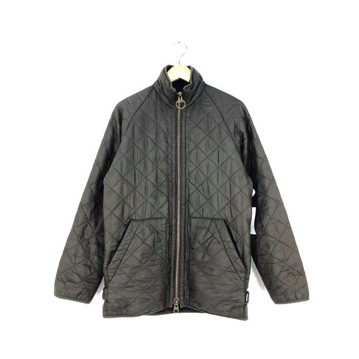 お気に入り キルティングジャケットメンズ Barbour バブアー Xs 1700 古着 中古 緑系 ポーラーキルトショートジャケット 中綿コート Floridapace Gov