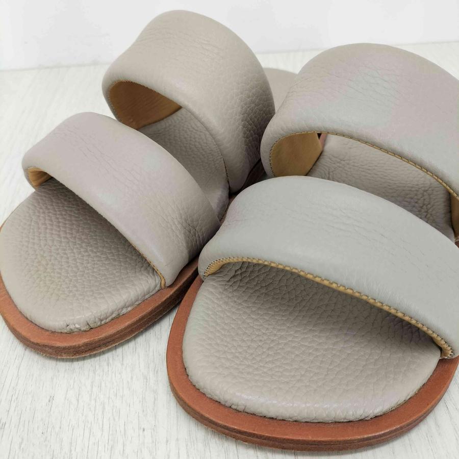 靴 22ss AURALEE LEATHER STRAP SANDAL 10 28 Auralee Leather sandals Auralee