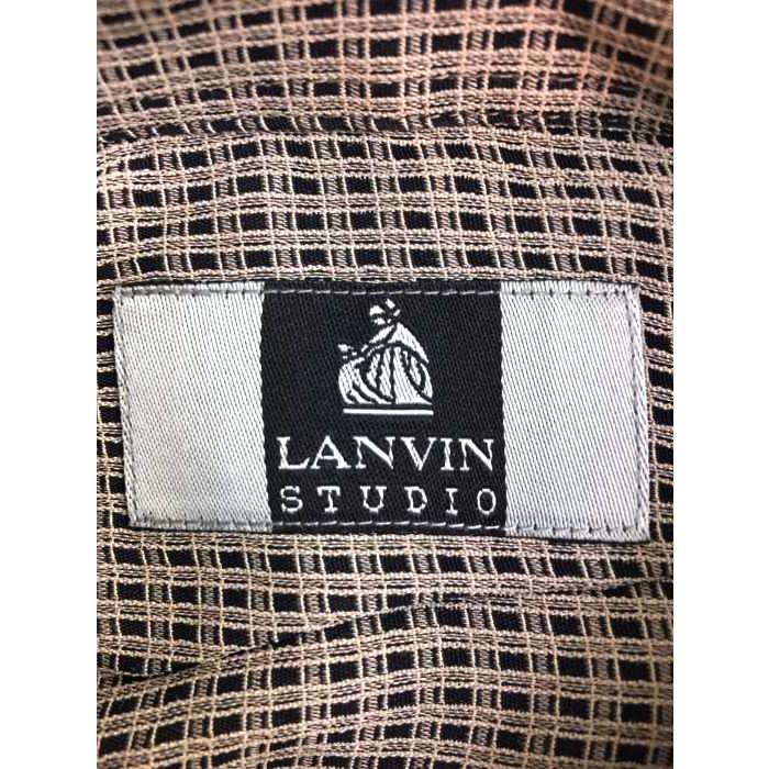 LANVIN Studio(ランバンスタジオ) 総柄長袖ボタンシャツ メンズ 48