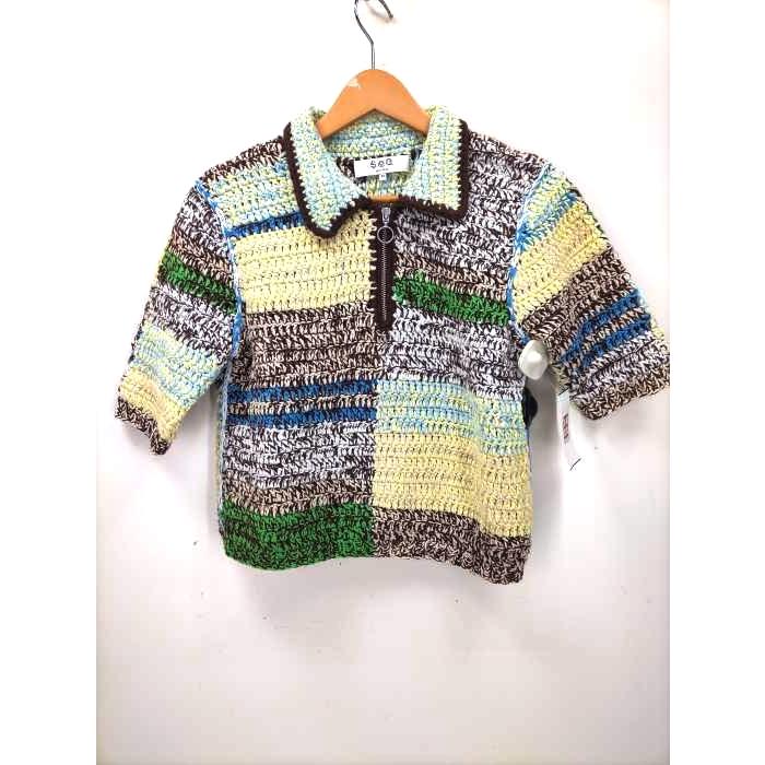 sea new york(シーニューヨーク) 22AW PAIGE MARLED CROCHET ポロニッ 中古 古着 0226 