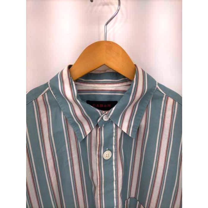 CABaN(キャバン) コットンマルチストライプ オーバーサイズシャツ| メンズ JPN：L 中古 古着 0311