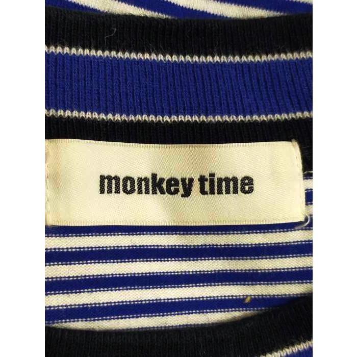 MONKEY TIME(モンキータイム) SIL/BORDER LINE MOCK TEE/Tシャツ メン