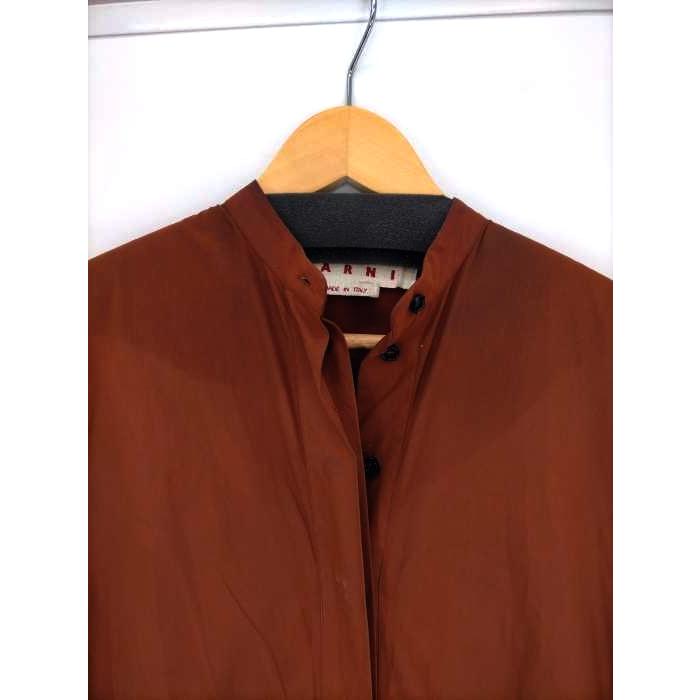MARNI MARNI(マルニ) バンドカラー ティアード ミモレ丈 レディース US 