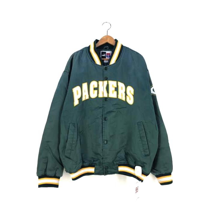 PUMA(プーマ) NFL PACKERS 裏キルティング ナイロンスタジャン メンズ