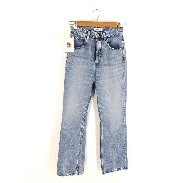 BABYLONE(バビロン) アンクルフレアデニムパンツ レディース JPN：36 中古 古着 0145  :1125426725982:ブランド古着販売のBAZZSTORE - 通販 - Yahoo!ショッピング